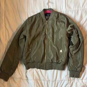 Olive Puffer Jacket